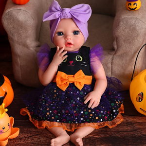 Babeside <span class=keywords><strong>Vente</strong></span> flash Poupée réaliste <span class=keywords><strong>reborn</strong></span> de 16 pouces pour Halloween, poupée en silicone de qualité supérieure, fille nourrisson, jouet doux pour boutique de cadeaux, <span class=keywords><strong>vente</strong></span> en gros - Product Image 3
