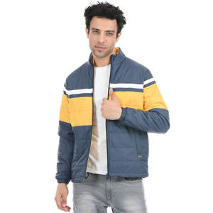 Chaqueta acolchada de burbujas ligera para hombre, lona personalizable, soporte de tela para exteriores de invierno, estilo cálido regular largo, recién llegado - Product Image 1