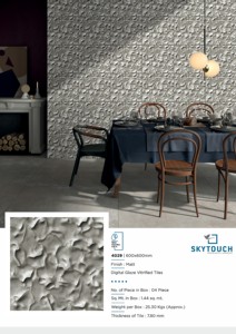 Baldosas de Porcelana con Patrón Mate Digital a Bajo Precio, Color Gris Claro, Fabricantes de Baldosas de Porcelana Mate, Baldosas Cerámicas - Product Image 3