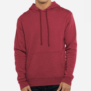 Sweat à capuche pour homme sur mesure en tissu polaire de coton et polyester, coupe-vent et écologique, impression personnalisable, prêt pour l'hiver - Product Image 1