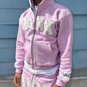 Sudadera con Capucha Personalizada de Poliéster/Algodón de Alta Calidad para Hombre, Invierno, Térmica, Cortavientos, con Forro Polar, Cierre de Cremallera, Corte Regular, Estilo Urbano - Product Image 5