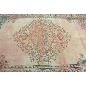 Alfombra turca Vintage, diseño de retales Beige y azul, Alfombra de lana de tejido plano de 6,1x9,6 pies para decoraciones de sala de estar, látex de 4m de ancho - Product Image 5