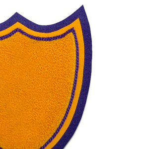 Patch Chenille en tissu sergé, avec lettres, couleurs unies, accessoires de vêtements brodés, sur mesure - Product Image 6