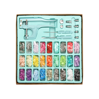270 set T5 plastique résine bouton pression bouton tissu bouton presse Machine outil de couture