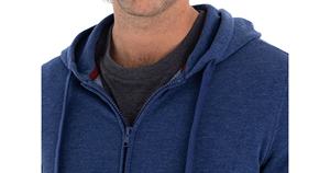 Sudadera con Capucha Completa de Primera Calidad para Hombre, Felpa de Algodón Grueso, Bordado Personalizado, Talla L, Estampado en Blanco - Product Image 3