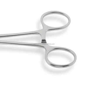 4,75 \ "Fórceps para bebés Mandíbulas dentadas curvas Abrazadera hemostática quirúrgica de acero inoxidable Manual CE Certificado Instrumentos médicos OEM - Product Image 4