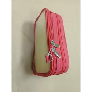 Sac cosmétique en PVC avec fermeture éclair, étui pratique pour produits de beauté, fabrication OEM de marque TW - Product Image 2