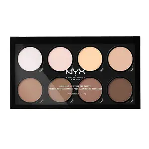 Nyx专业化妆
高光和轮廓专业调色板8X2,7 Gr