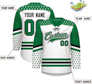 OEM Fast Shipping Custom <b>Ice</b> Hockey Streetwear Jersey Oversized Retro Fit Sustainable Fabric <b>Fan</b> Statement Design - Product Image 2