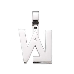Pendentif personnalisé LAV avec finition en or 14 carats, charme en moissanite personnalisé - Product Image 4