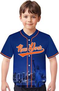 Uniformes de béisbol personalizados de alta calidad con logotipo de número de nombre de diseño transpirable con diseño sublimado para deportes - Product Image 3