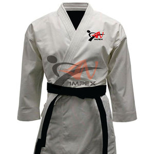 ชุดคอตตอนสำหรับทั้งชายและหญิง BJJ GI ชุดฝึกศิลปะการต่อสู้มีโลโก้ตามสั่งมีบริการ OEM สำหรับคาราเต้มวยไทย MMA เทควันโดกังฟู - Product Image 2