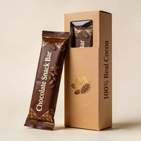 Sachet d'emballage alimentaire thermosoudé personnalisé pour snacks, granola, céréales, chocolat, bonbons, barres protéinées