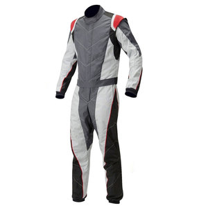 Traje de carreras Go Kart a prueba de viento de talla grande ropa deportiva de entrenamiento mono Unisex trajes de carreras de Karting Logotipo de equipo personalizado - Product Image 4