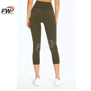 กางเกงโยคะเอวสูงคุณภาพสูงสำหรับผู้หญิง เนื้อผ้าระบายอากาศ แห้งเร็ว เหมาะสำหรับคนไซส์ใหญ่ กางเกงออกกำลังกายยกกระชับสะโพก - Product Image 5