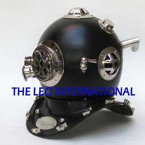 Casco de Buceo Náutico de Latón con Acabado Antiguo, Artículo Decorativo de Metal Vintage con Temática Náutica, Organizadores de Escritorio y Cajones - Product Image 4