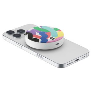 แท่นชาร์จไร้สาย MAG VIBE สีขาว 3000mAh รุ่นโปรโมชั่น - Product Image 3