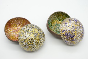 SET Bols en coquille de noix de coco laqués respectueux de l'environnement du Vietnam - Product Image 3