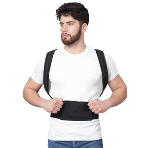 New Title Adjustable Neoprene <b>Back</b> <b>Brace</b> Posture Corrector Belt for Pain Relief and Spinal Protection - Product Image 1