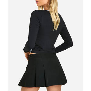 Recién llegado, camisetas casuales de algodón 100% para mujer, ajuste holgado, temporada de verano, diseña tu propio logotipo - Product Image 5