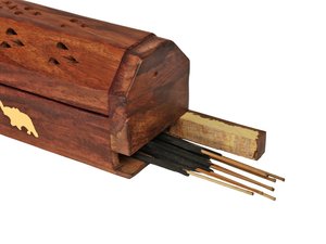 Quemador de Incienso de Madera de Nogal de Alta Calidad, Base Creativa para el Hogar - Product Image 5