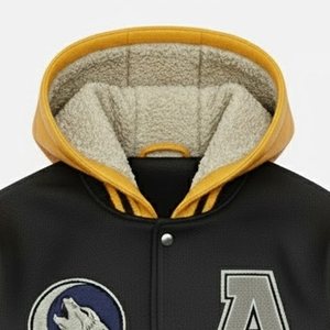 Chaqueta Universitaria de Alta Calidad, Nueva Llegada 2025, para Hombre, Chaquetas Universitarias de Lana Personalizadas con Parches Bordados, Superventas - Product Image 6