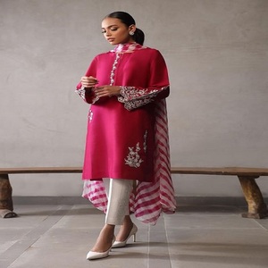 ฤดูร้อนใหม่ Salwar Kameez ปักหนักร้อนขายชุดสตรี Salwar Kameez ที่ขายส่ง - Product Image 2
