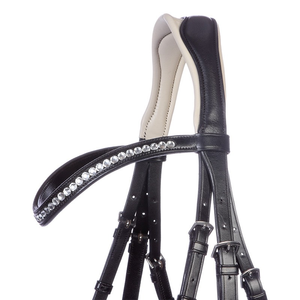 บังเหียนม้าแท้แบบคลาสสิก หนังพรีเมียม ดีไซน์ตามหลักกายวิภาค ผู้ค้าส่งและผู้ผลิตผลิตภัณฑ์ม้าแบบกำหนดเองระดับพรีเมียม - Product Image 3