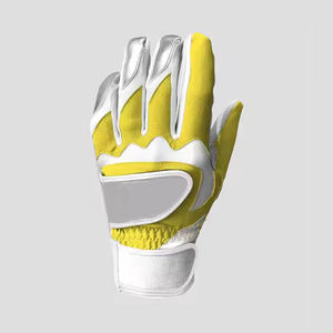 Gants de baseball respirants réglables Gants en cuir personnalisés pour la frappe Conception confortable pour adultes et jeunes - Product Image 6