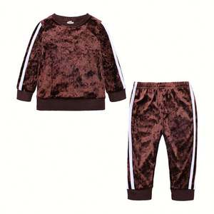Venta caliente primavera otoño bebé niña ropa conjunto niños chándal impreso Casual 2 uds niños ropa traje - Product Image 2