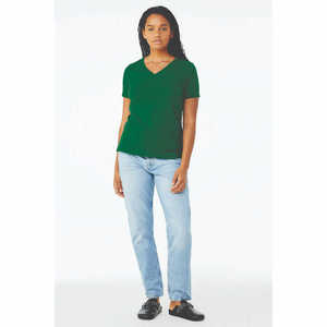 Mujeres casual algodón cuello redondo manga corta transpirable suave cómodo ligero moda esencial camiseta - Product Image 5