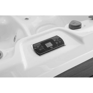 Bain à remous extérieur - Ensemble tout inclus avec <span class=keywords><strong>spa</strong></span>, marches, couverture isolante, tapis et kit de démarrage chimique. - Product Image 3
