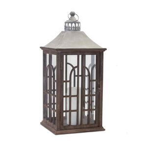 Linternas decorativas de Metal chapadas en oro para vacaciones, farol de vela de acero inoxidable, farol colgante de Metal portátil para velas - Product Image 1