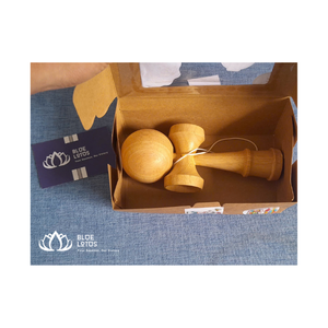 Kendama juguete personalizado respetuoso con el medio ambiente mini pequeña Kendama de madera para juguetes educativos para niños al mejor precio - Product Image 6
