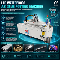 Máquina Automática de Dosificación de Pegamento AB de Dos Componentes para LED, Sistema de Dispensación de Alta Precisión para Protección de Componentes Electrónicos de PCB LED