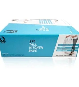 Sacs compostables pour cuisine Hippo Sak - 13 gallons, hauts, avec poignées ergonomiques - Fond renforcé et sacs anti-fuites (45 unités) - Product Image 5