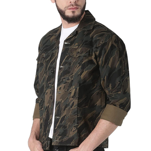 Chaqueta de ajuste clásico para hombre de nuevo diseño 2025, lona de alta calidad con cuello levantado y botones disponibles en diferentes tamaños - Product Image 3