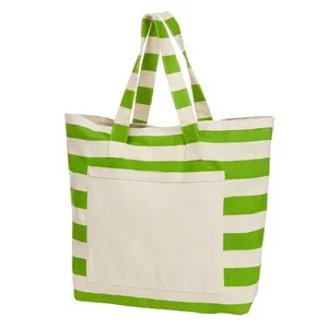 Sacs fourre-tout en coton personnalisés pour la plage, produits promotionnels - Product Image 2