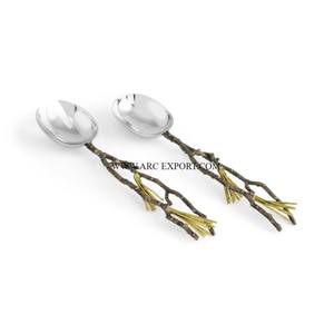 Lot de 2 cuillères à gâteau de cuisine Deluxe Quality Top Selling Table Decoration Wedding and Events Party Cake Server Spoons - Product Image 1