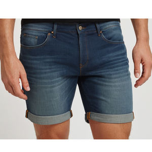 Pantalones Cortos de Mezclilla para Hombre, Corte Holgado, Tejido Transpirable de Mezcla de Algodón, Ropa Fresca de Verano, Cinco Bolsillos Clásicos, Duraderos y Casuales para la Calle - Product Image 4