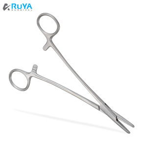 Soporte de aguja de madera de Crile para dentistas, sujeción de trinquete dentado de 16cm, Forceps de bloqueo, hecho en Pakistán, CE ISO PK - Product Image 3