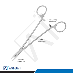 Porte-aiguille Mayo Hegar 18,5 cm en acier inoxydable, autoclavable, instrument chirurgical CE - Product Image 4