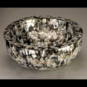 Vajilla decorativa Vintage para el hogar, vajilla de servidor, platos hechos de cuenco blanco para servir chocolate nácar - Product Image 5