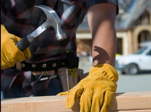 ถุงมือทำงาน707ถุงมือป้องกันมือแรงงานถุงมือหนังสำหรับงานก่อสร้างถุงมือทำงานกันลื่นกันน้ำ - Product Image 6