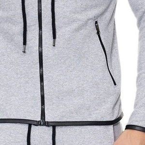 ชุดวอร์ม2ชิ้นพิมพ์ลายสำหรับผู้ชายชุดวอร์มมีฮู้ดแบบผูกเชือกโลโก้ปรับแต่งได้ - Product Image 6