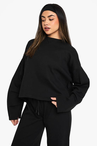 Sweats à capuche pour femmes cousus, design personnalisé, couleur, poids lourd, 340 grammes, 100% coton molletonné, sweats à capuche d'hiver pour la rue - Product Image 4