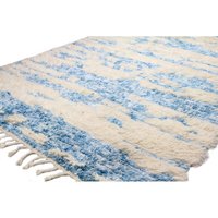 Tapis de luxe en laine et soie persanes Pihue, grand tapis moelleux noué à la main, antidérapant, moderne et lavable pour salon (vente en gros)
