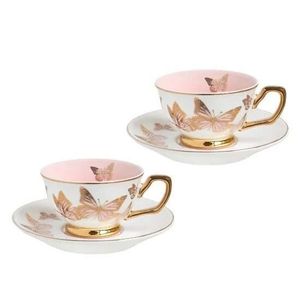 CRISTINA RE farfalla tazza di caffè Set di 2 - Product Image 1