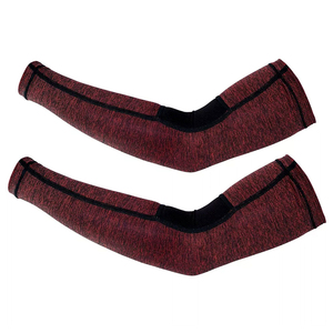 Manchons de compression pour les bras de couleur unie sur mesure pour hommes et femmes, sports, golf, volleyball, basketball, cyclisme, ensemble de manchons - Product Image 3