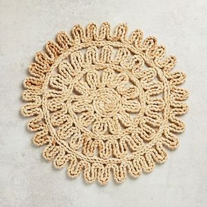 Set de table en macramé de couleur noire, facile à assortir avec n'importe quelle décoration intérieure, décoration de table et décorations saisonnières - Product Image 3